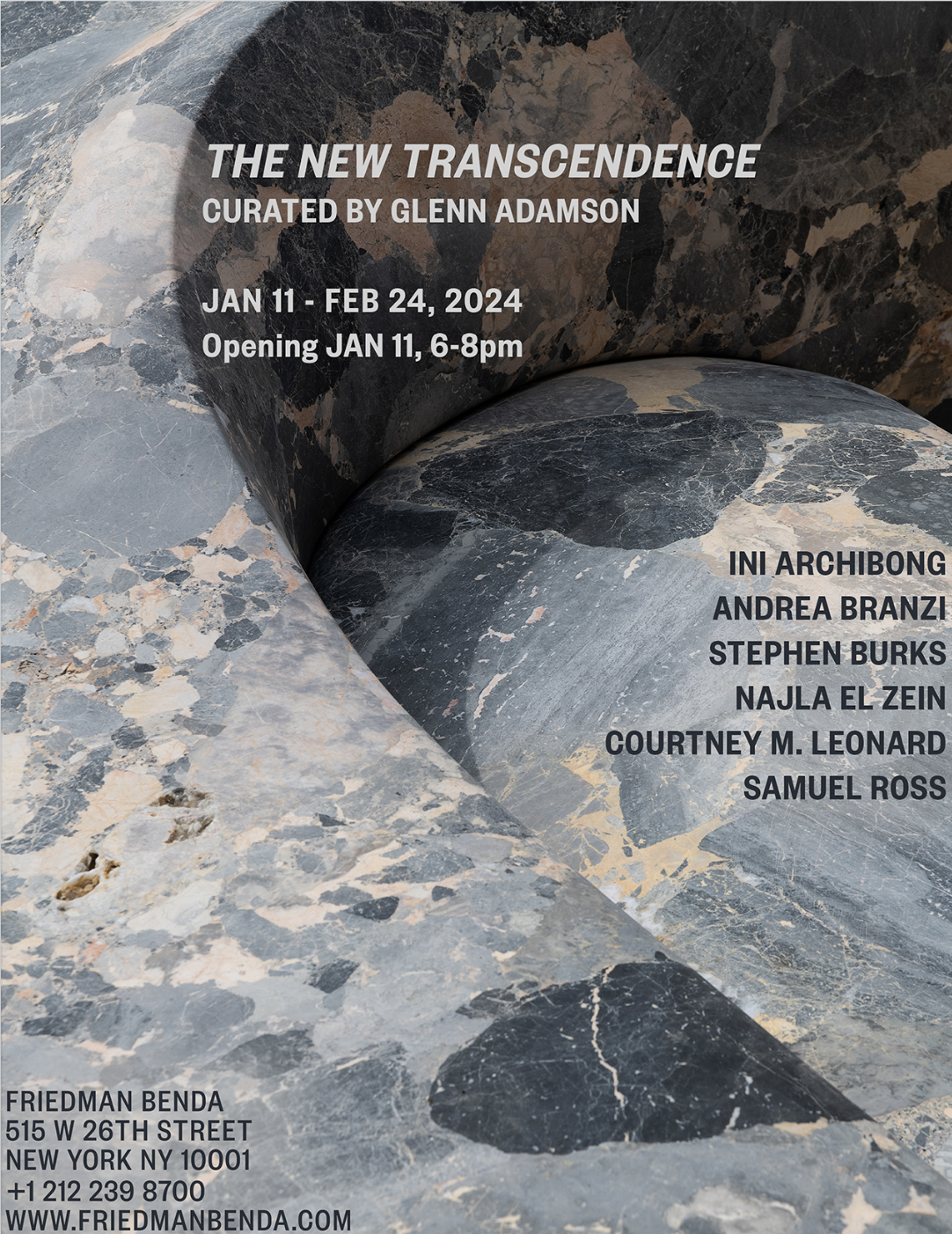 Friedman Benda Opening Reception: The New Transcendence Curated By Glenn Adamson